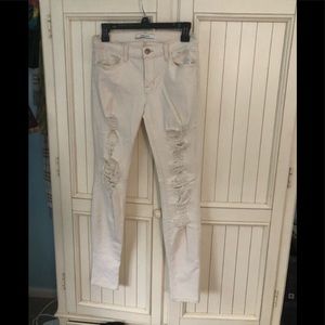 J brand skinny ripped jeans